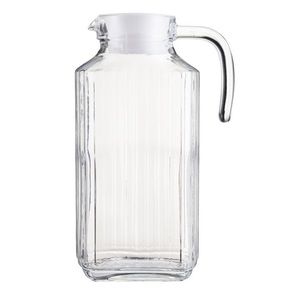 NWT. Art & Cook. 57-oz. Glass Pitcher with Plastic Lid